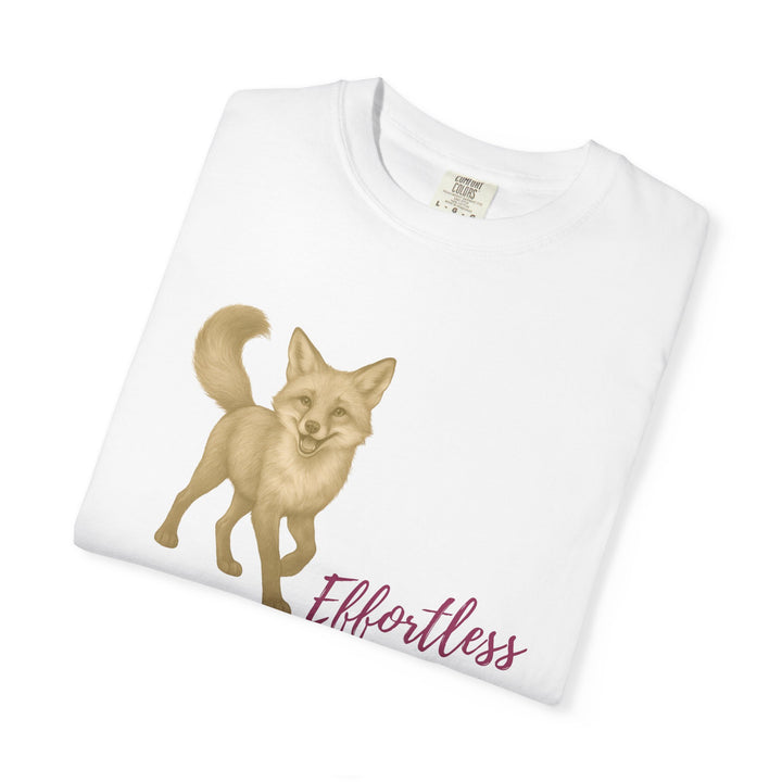Effortless Advantage – Red Fox | Joyful & Playful | Sketch Series by Pure Perspective App | Eco Friendly Graphic Tee