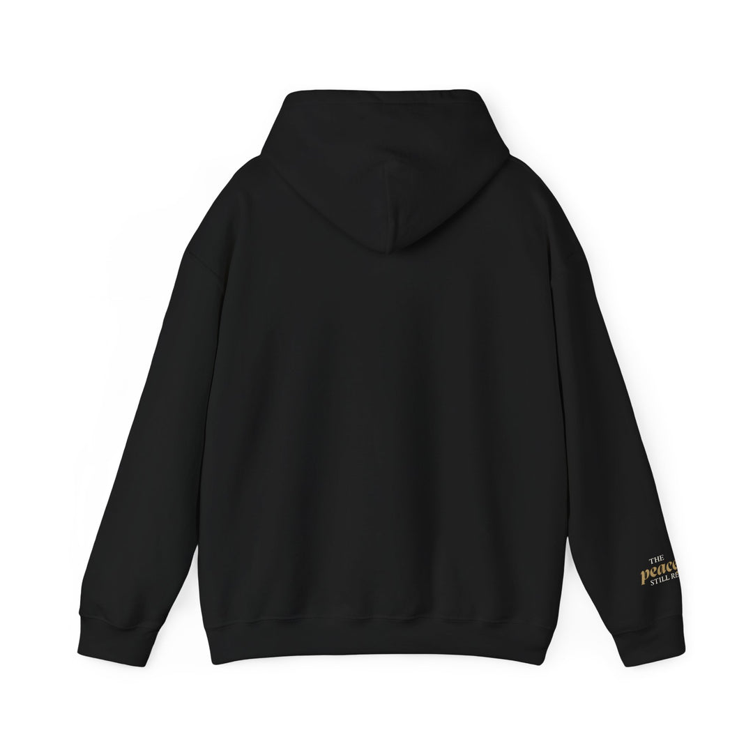 The Peaceful Still Resist – Rhino Edition | Patient & Peaceful Series | Unisex Heavy Blend™ Hooded Sweatshirt | Eco-Friendly Apparel