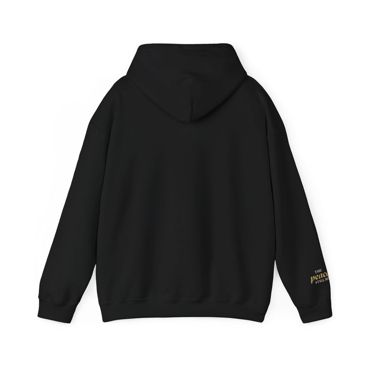 The Peaceful Still Resist – Rhino Edition | Patient & Peaceful Series | Unisex Heavy Blend™ Hooded Sweatshirt | Eco-Friendly Apparel