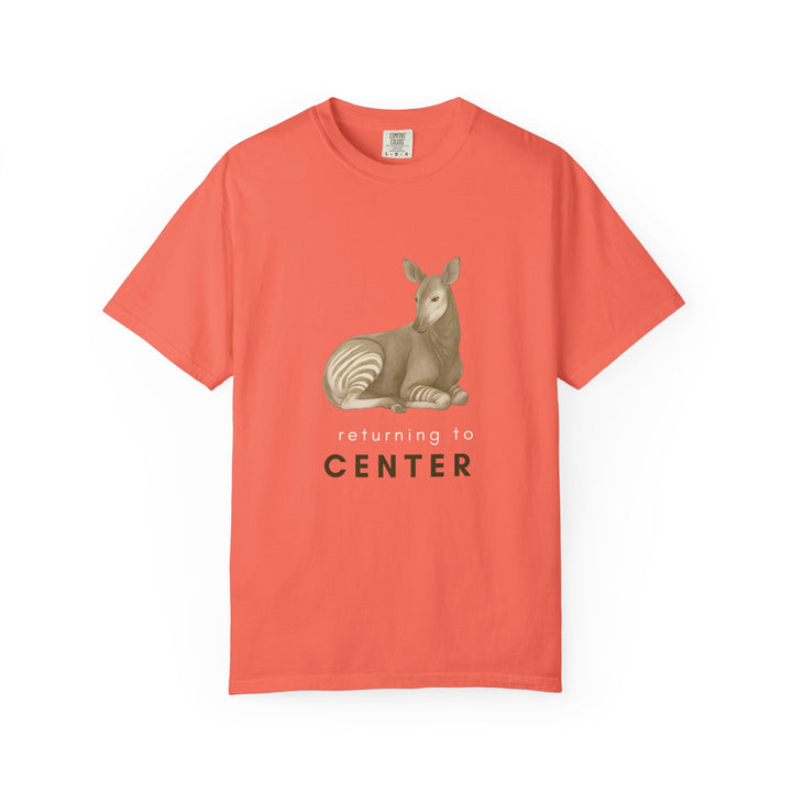 Returning to Center – Okapi | Calm & Centered | Sketch Series by Pure Perspective | Eco Friendly Graphic Tee
