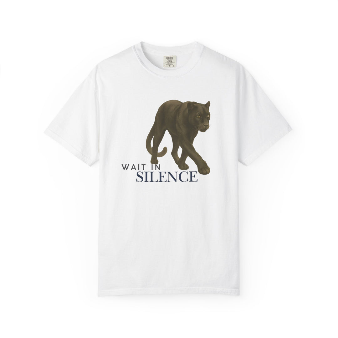 Weight in Silence – Jaguar | Reflective & Wise | Sketch Series by Pure Perspective | Eco Friendly Graphic Tee