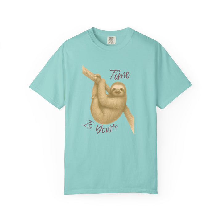 Time is Yours – Sloth | Joyful & Playful | Sketch Series by Pure Perspective | Eco Friendly Graphic Tee