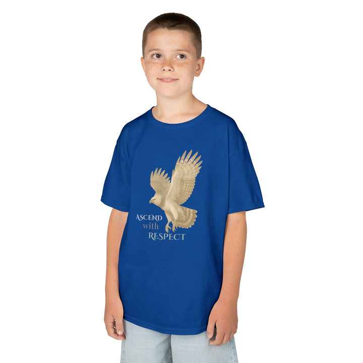 Kids Harpy Eagle Tee | "Rise with Kindness" | Sketch Design | Eco-Conscious | Empowered & Bold