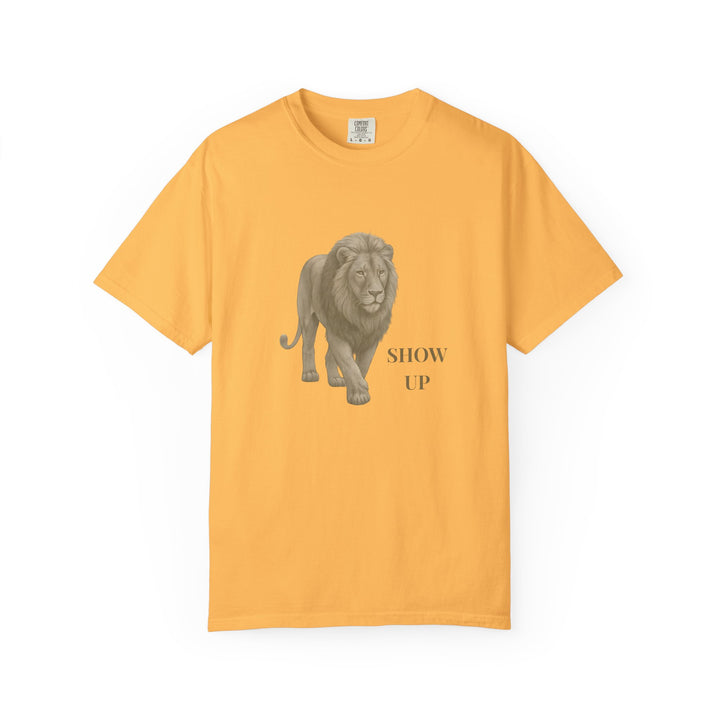 Show Up – Lion | Empowered & Bold | Sketch Series by Pure Perspective | Eco Friendly Graphic Tee