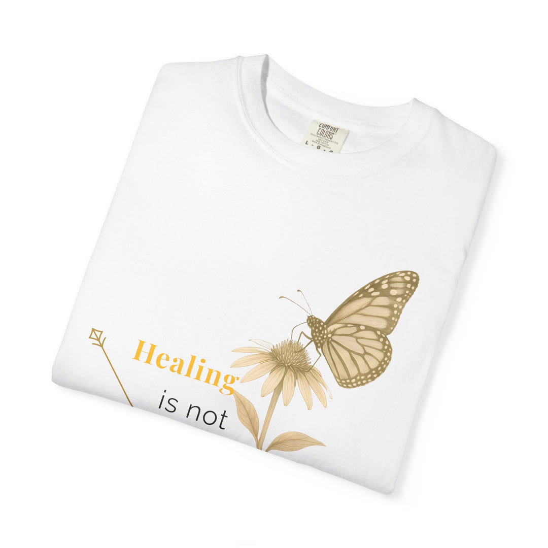 Healing is not Linear – Monarch Butterfly | Hopeful & Healing | Sketch Series by Pure Perspective App | Eco Friendly Graphic Tee