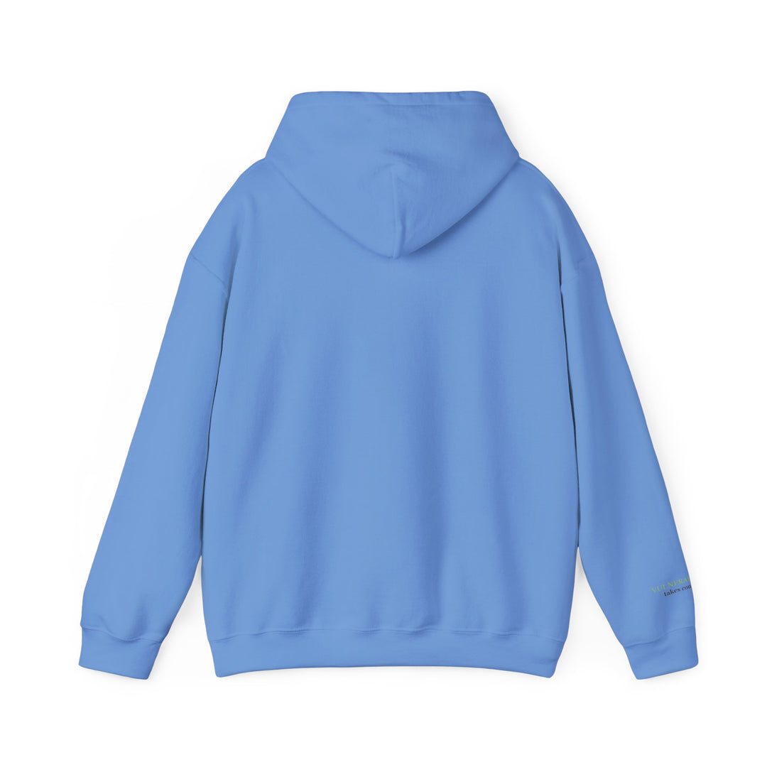 Vulnerability Takes Courage – Glass Frog Butterfly Edition | Hopeful & Healing Series | Unisex Heavy Blend™ Hooded Sweatshirt | Eco-Friendly Apparel