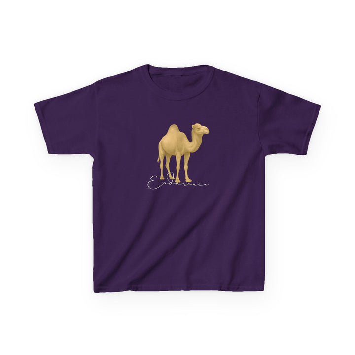 Kids Camel Tee | "Endurance" | Sketch Design | Eco-Conscious | Patient & Peaceful