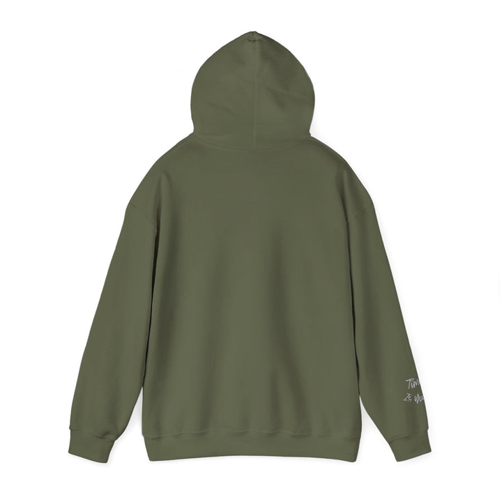 Time is Yours – Sloth Edition | Connected & Compassionate Series | Unisex Heavy Blend™ Hooded Sweatshirt | Eco-Friendly Apparel