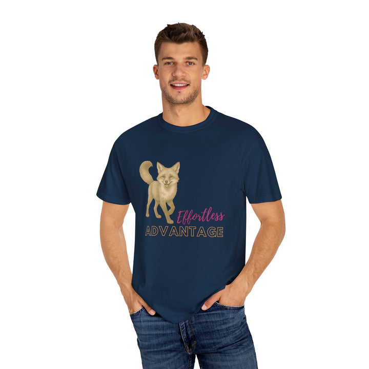 Effortless Advantage – Red Fox | Joyful & Playful | Sketch Series by Pure Perspective App | Eco Friendly Graphic Tee