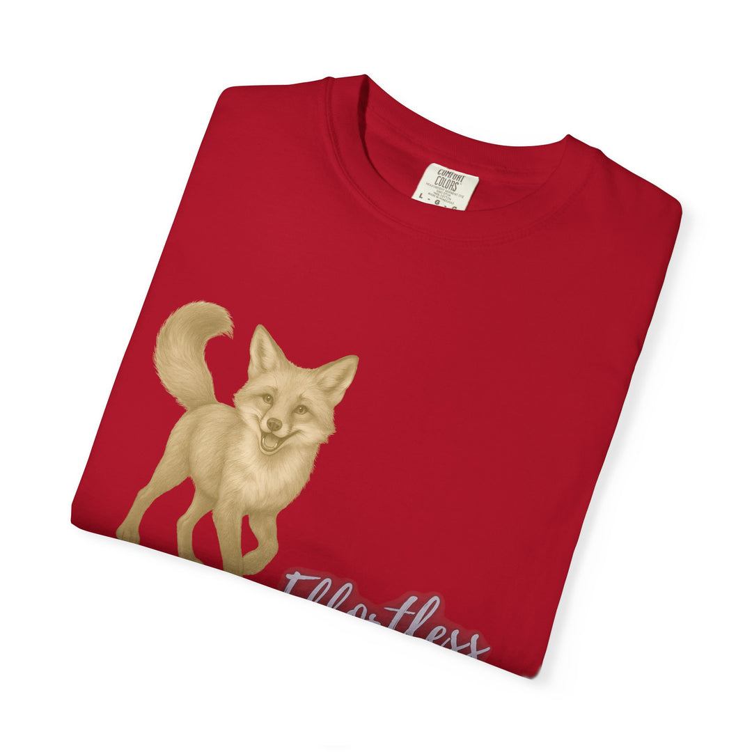 Effortless Advantage – Red Fox | Joyful & Playful | Sketch Series by Pure Perspective App | Eco Friendly Graphic Tee