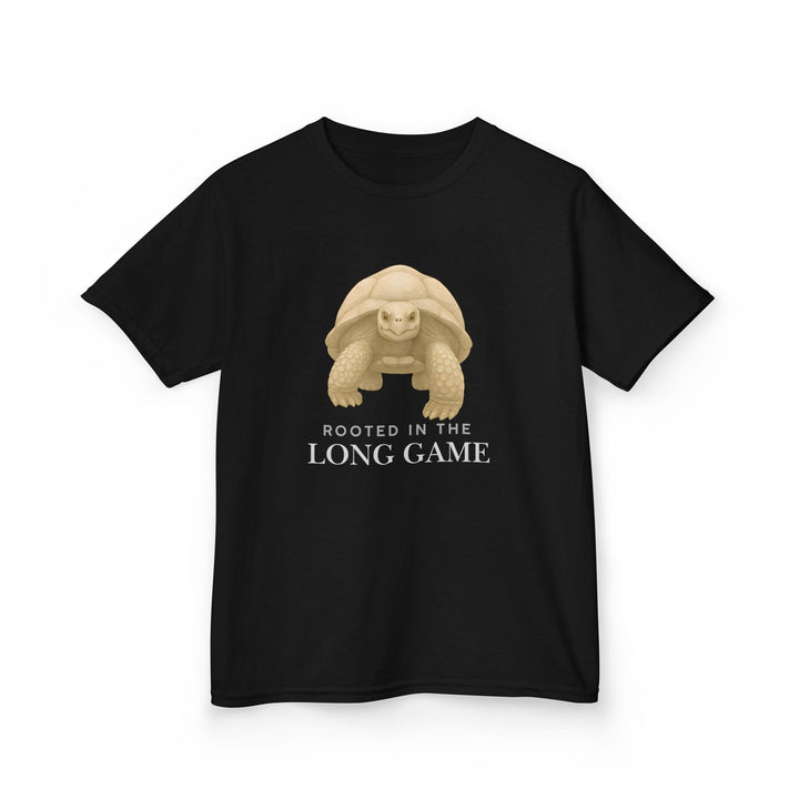 Kids Giant Tortoise Tee | "Build Your Future" | Sketch Design | Eco-Conscious | Grounded & Gentle