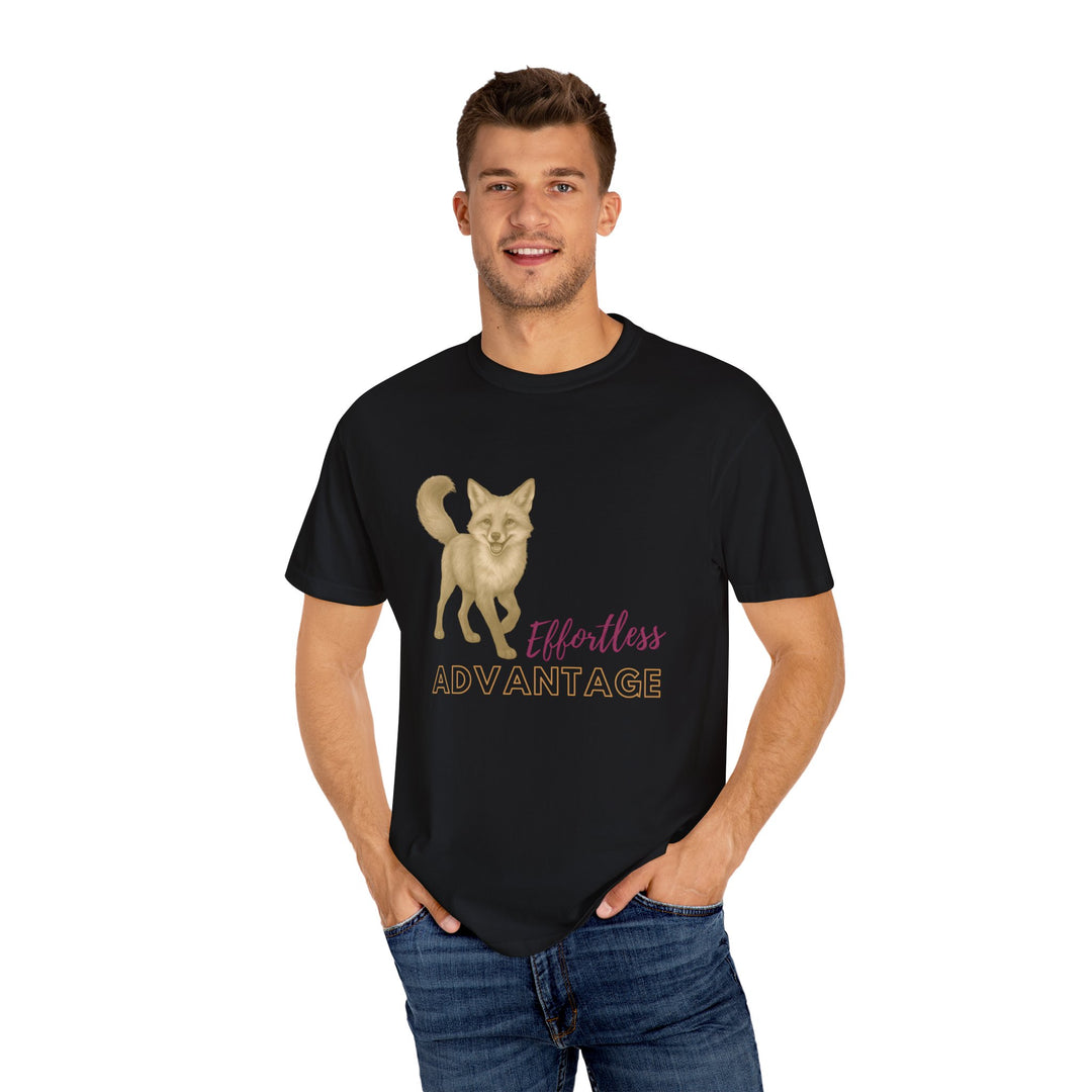 Effortless Advantage – Red Fox | Joyful & Playful | Sketch Series by Pure Perspective App | Eco Friendly Graphic Tee