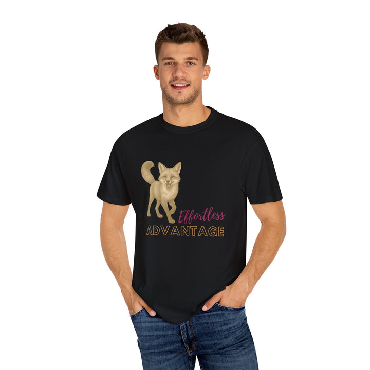 Effortless Advantage – Red Fox | Joyful & Playful | Sketch Series by Pure Perspective App | Eco Friendly Graphic Tee