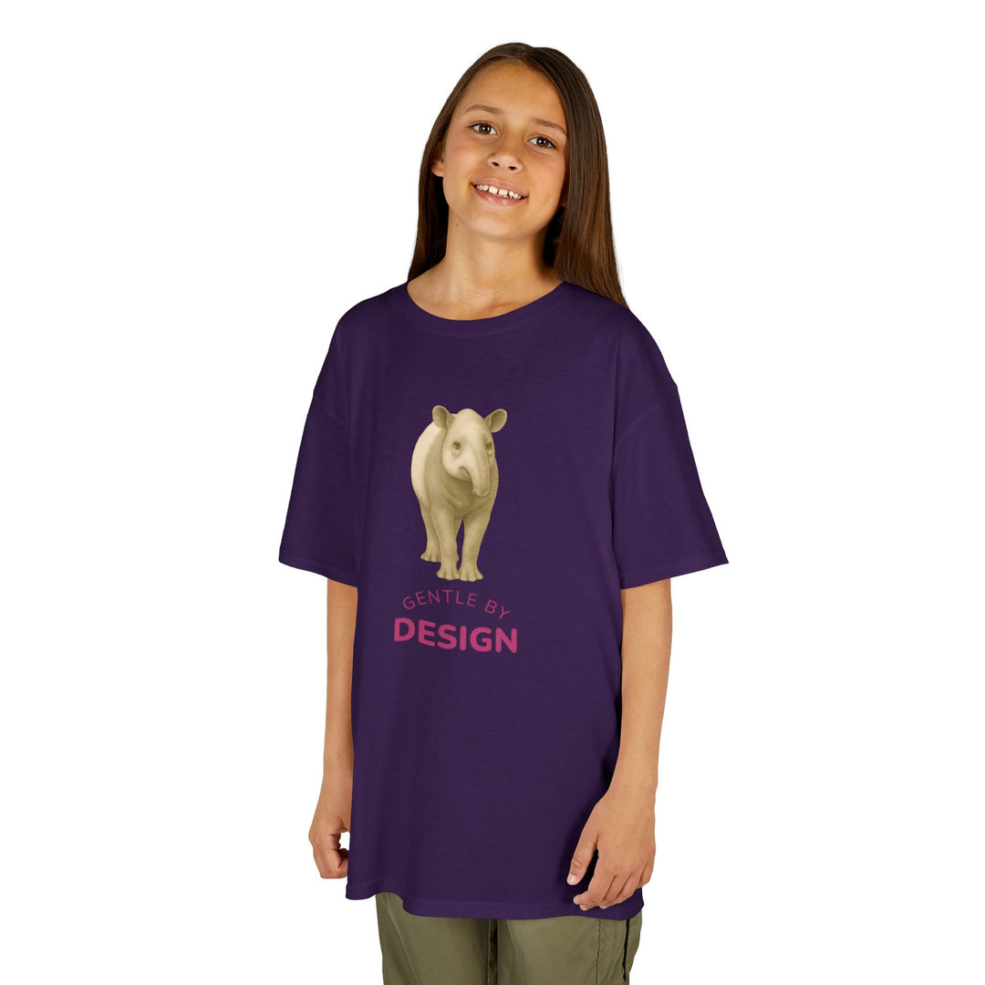 Kids Tapir Tee | "Gentle by Design" | Sketch Design | Eco-Conscious | Grounded & Gentle