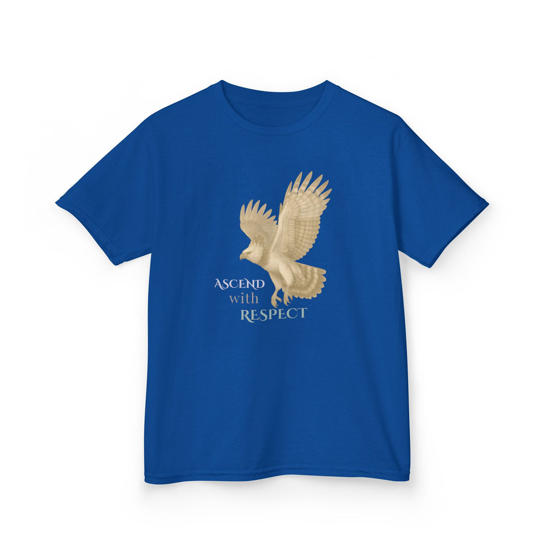 Kids Harpy Eagle Tee | "Rise with Kindness" | Sketch Design | Eco-Conscious | Empowered & Bold