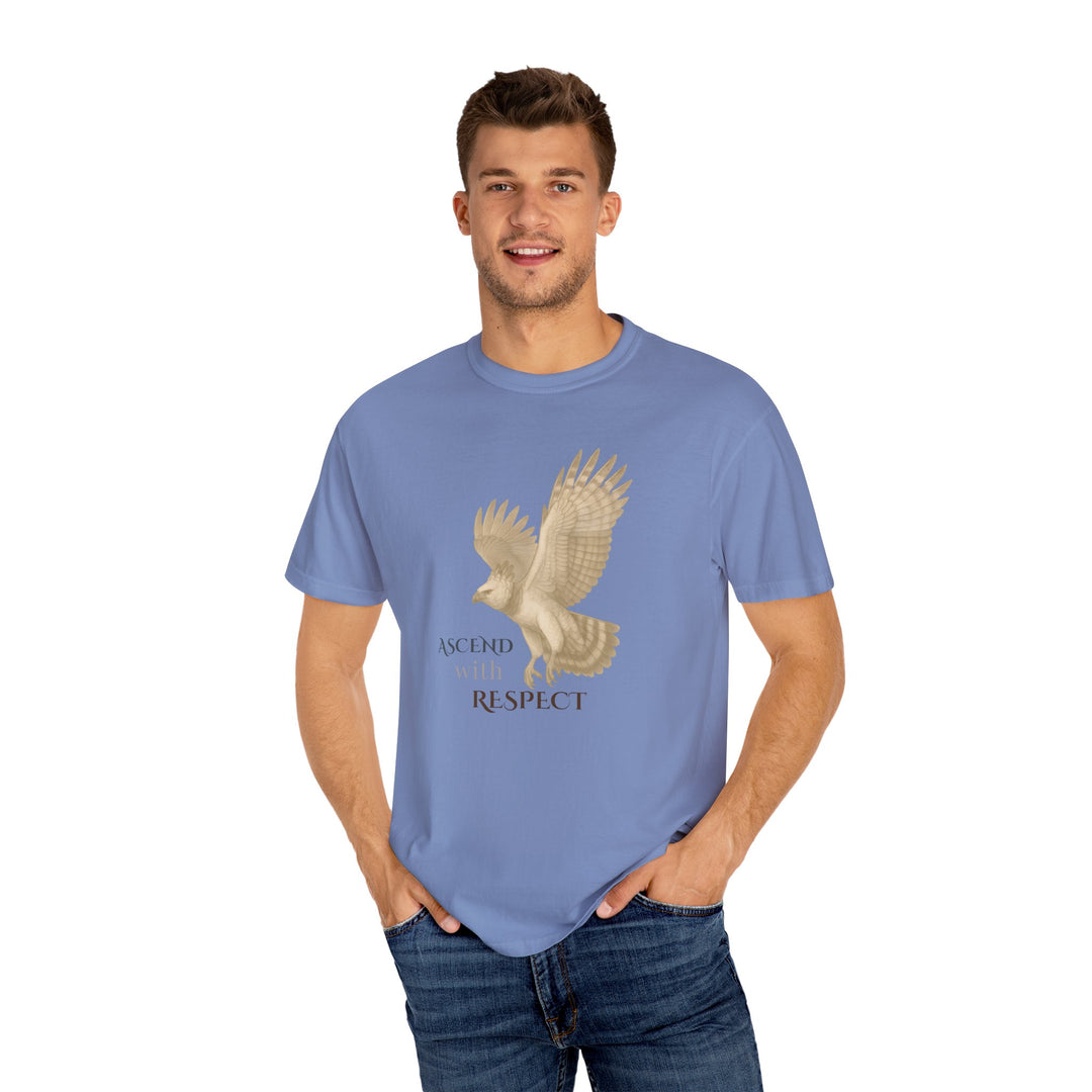 Ascend with Respect – Harpy Eagle | Empowered & Bold | Sketch Series by Pure Perspective | Eco Friendly Graphic Tee