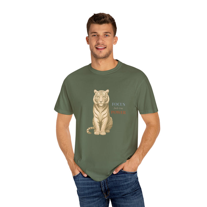 Force fuels true Power – Tiger | Empowered & Bold | Sketch Series by Pure Perspective | Eco Friendly Graphic Tee