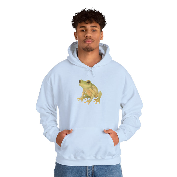 Vulnerability Takes Courage – Glass Frog Butterfly Edition | Hopeful & Healing Series | Unisex Heavy Blend™ Hooded Sweatshirt | Eco-Friendly Apparel