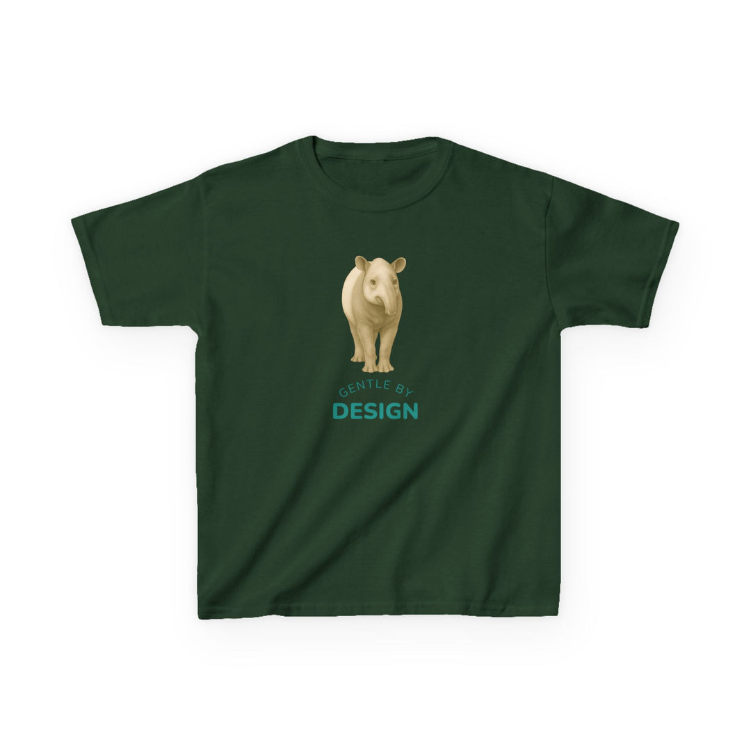 Kids Tapir Tee | "Gentle by Design" | Sketch Design | Eco-Conscious | Grounded & Gentle