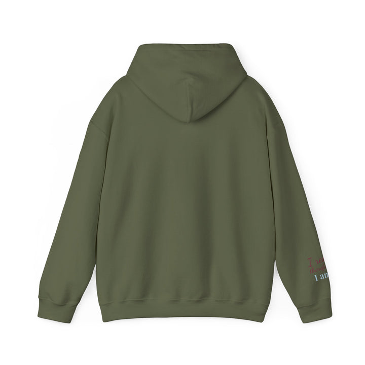 I Rest Therefore I Am – Capybara Edition | Grounded & Gentle Series | Unisex Heavy Blend™ Hooded Sweatshirt | Eco-Friendly Apparel