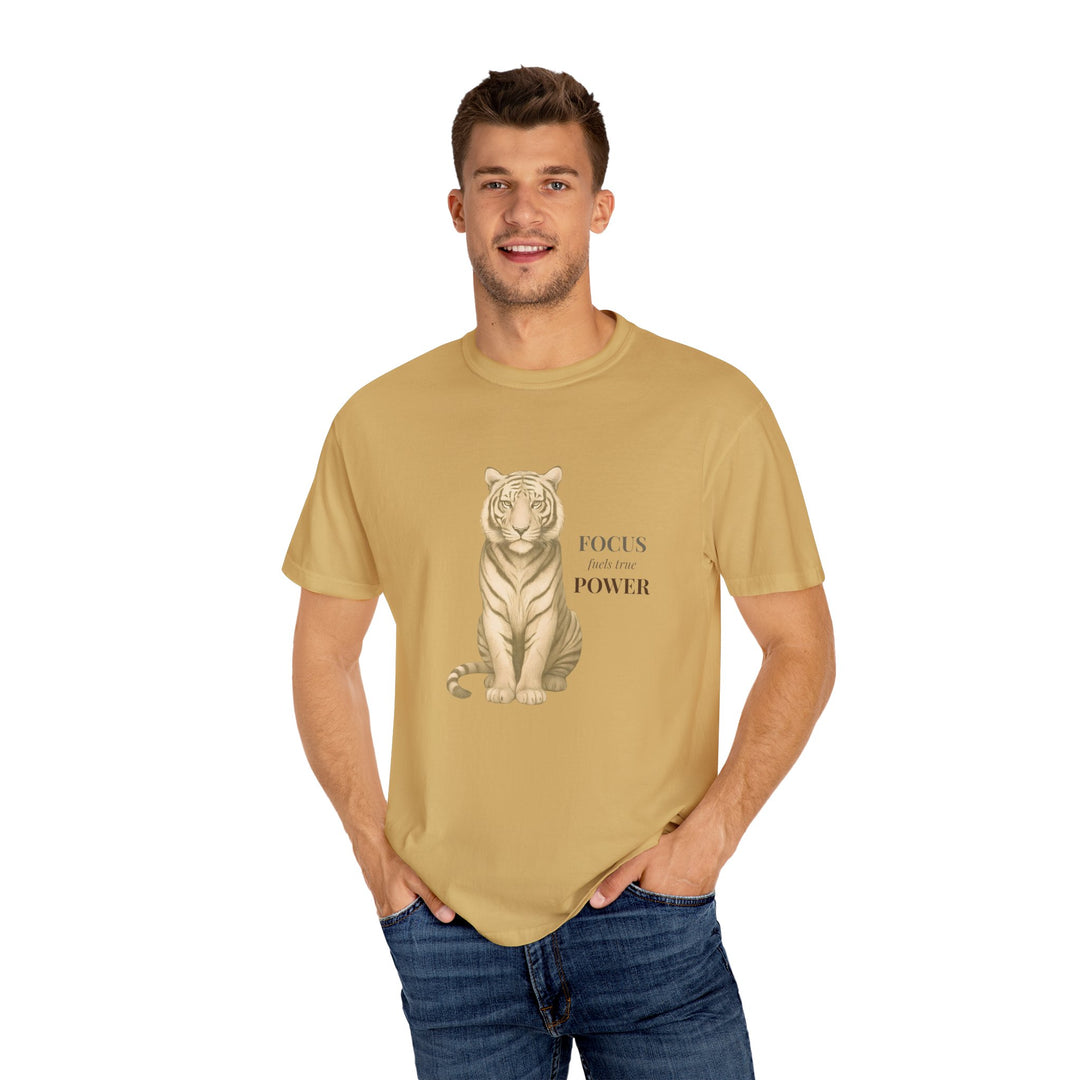 Force fuels true Power – Tiger | Empowered & Bold | Sketch Series by Pure Perspective | Eco Friendly Graphic Tee