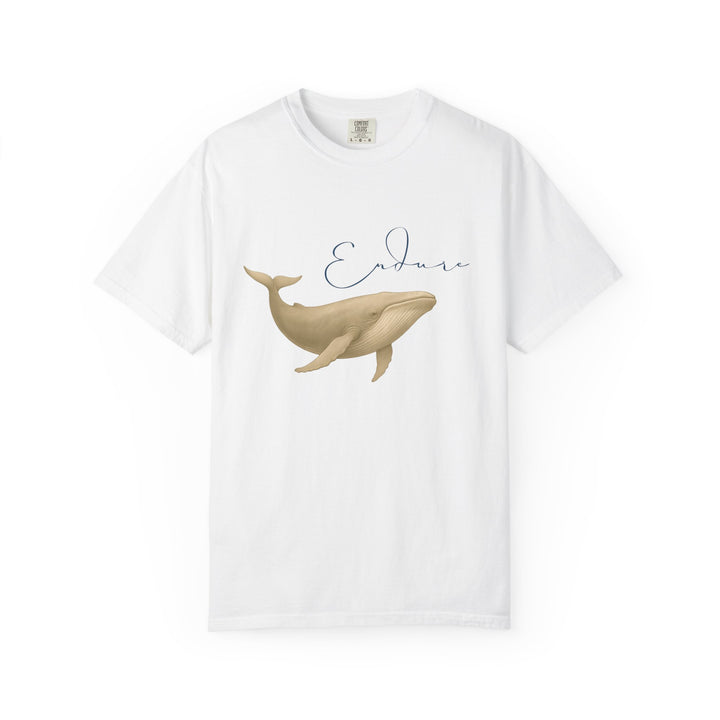 Endure – Blue Whale | Connected & Compassionate | Sketch Series by Pure Perspective App | Eco Friendly Graphic Tee