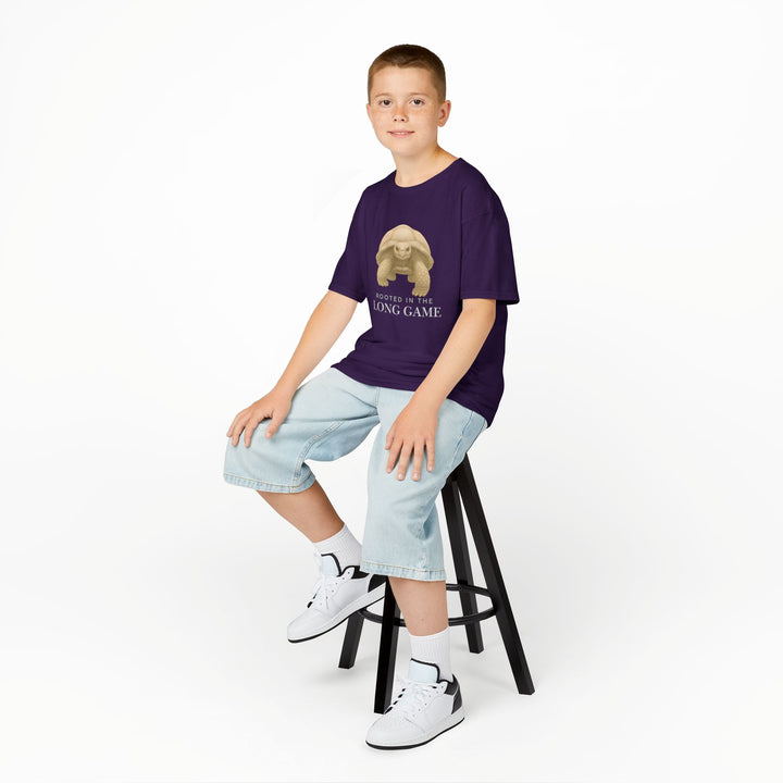 Kids Giant Tortoise Tee | "Build Your Future" | Sketch Design | Eco-Conscious | Grounded & Gentle