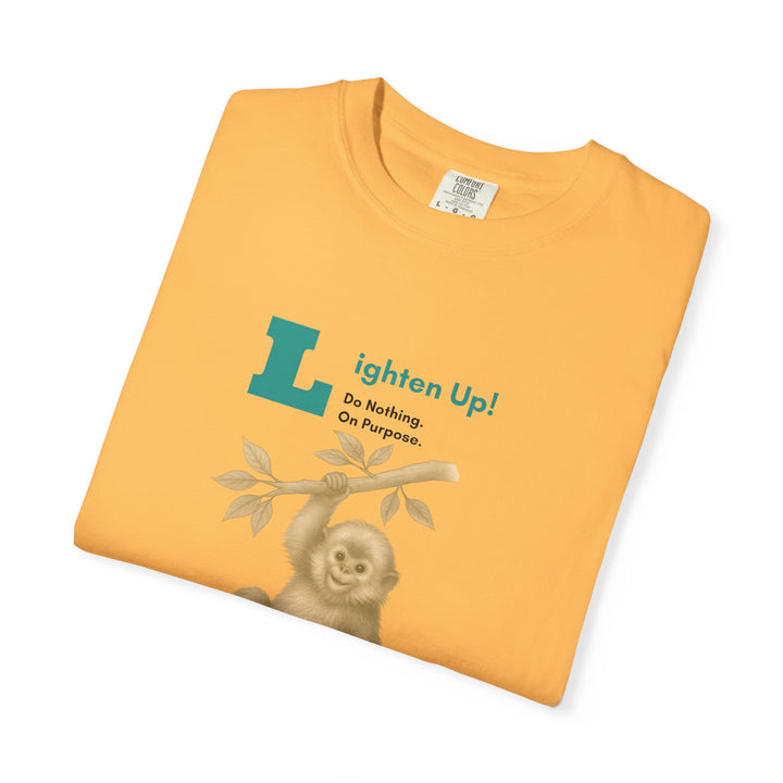 Lighten Up – Golden Snub-Nosed Monkey | Joyful & Playful | Sketch Series by Pure Perspective | Eco Friendly Graphic Tee