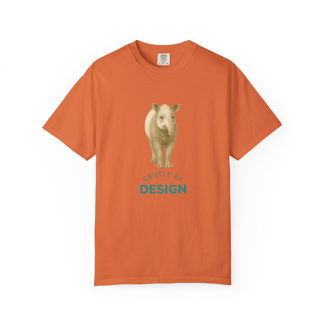 Gentle By Design – Tapir | Grounded & Gentle | Sketch Series by Pure Perspective | Eco Friendly Graphic Tee