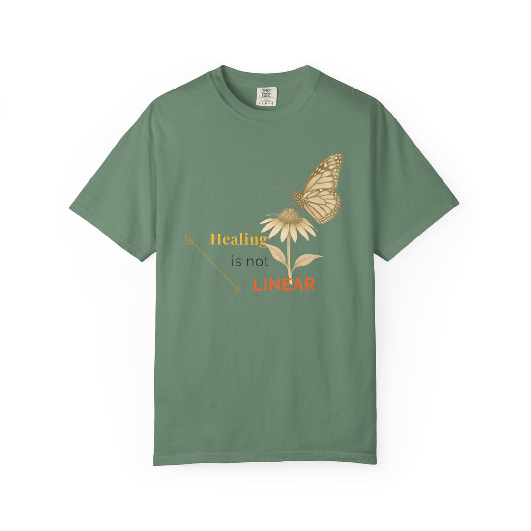 Healing is not Linear – Monarch Butterfly | Hopeful & Healing | Sketch Series by Pure Perspective App | Eco Friendly Graphic Tee