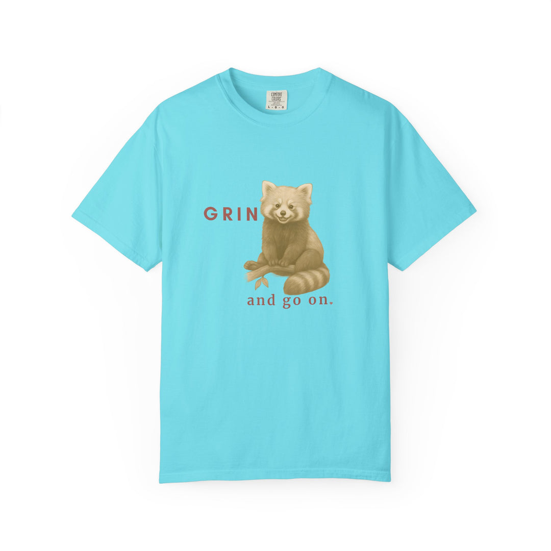 Grin and go on – Red Panda | Joyful & Playful | Sketch Series by Pure Perspective App | Eco Friendly Graphic Tee