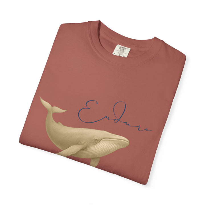 Endure – Blue Whale | Connected & Compassionate | Sketch Series by Pure Perspective App | Eco Friendly Graphic Tee