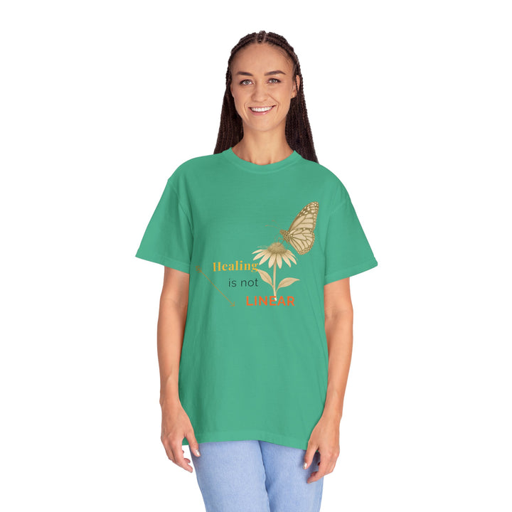 Healing is not Linear – Monarch Butterfly | Hopeful & Healing | Sketch Series by Pure Perspective App | Eco Friendly Graphic Tee