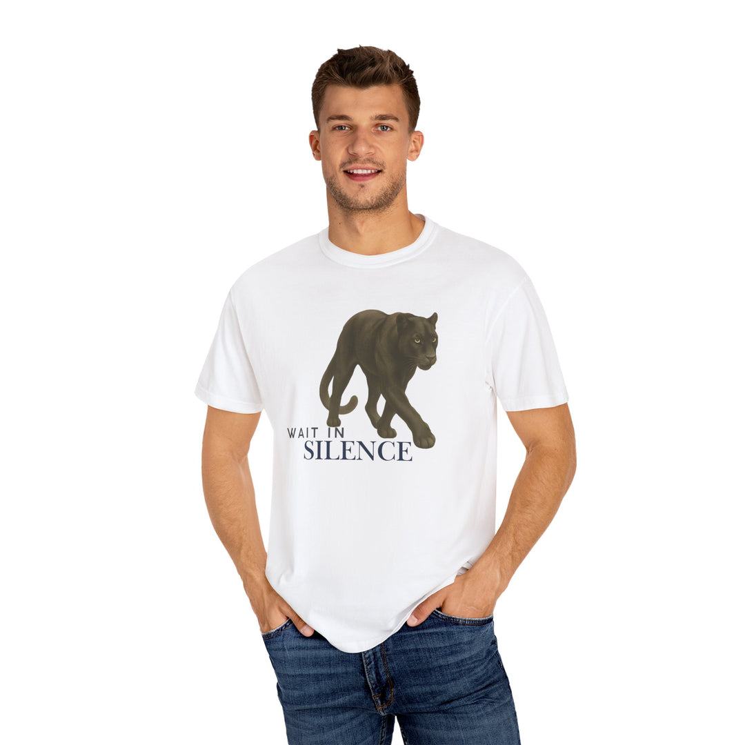 Weight in Silence – Jaguar | Reflective & Wise | Sketch Series by Pure Perspective | Eco Friendly Graphic Tee