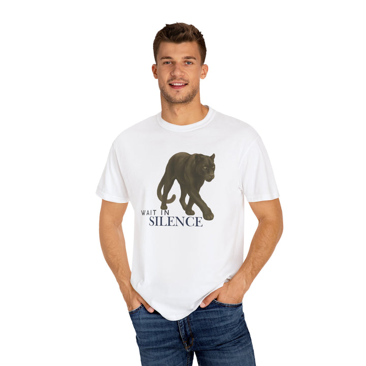 Weight in Silence – Jaguar | Reflective & Wise | Sketch Series by Pure Perspective | Eco Friendly Graphic Tee