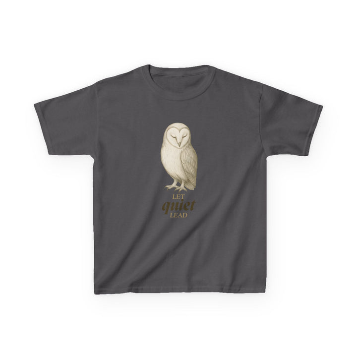 Kids Barn Owl Tee | "Listen First" | Sketch Design | Eco-Conscious | Calm & Centered