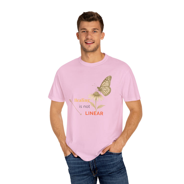 Healing is not Linear – Monarch Butterfly | Hopeful & Healing | Sketch Series by Pure Perspective App | Eco Friendly Graphic Tee
