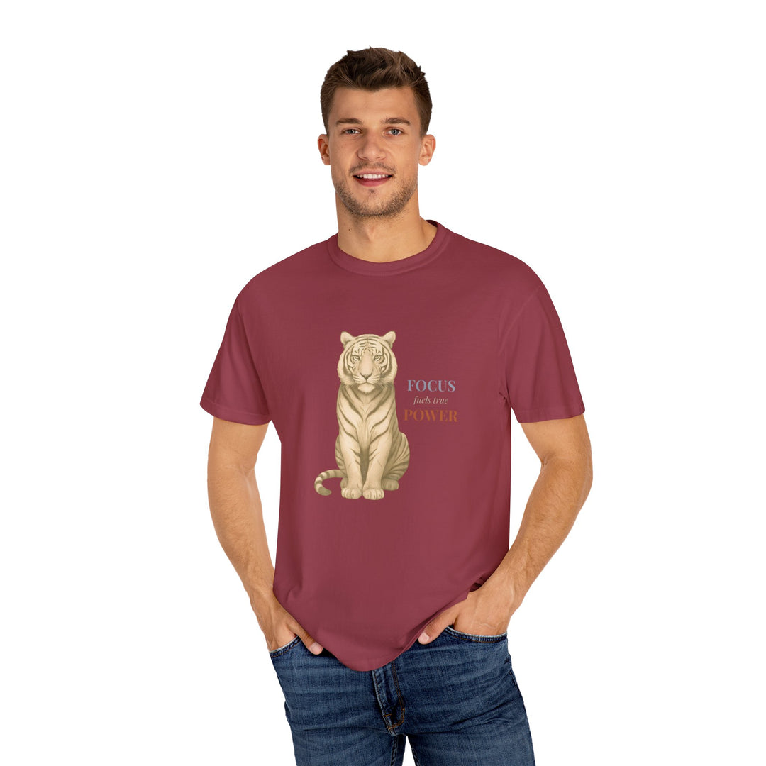 Force fuels true Power – Tiger | Empowered & Bold | Sketch Series by Pure Perspective | Eco Friendly Graphic Tee