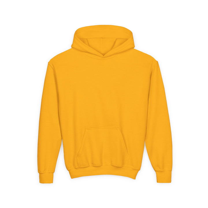 Kids Tree Kangaroo "This View Was Earned" Heavy Blend Hoodie | Back Print Design | Joyful & Playful | Inspirational Message