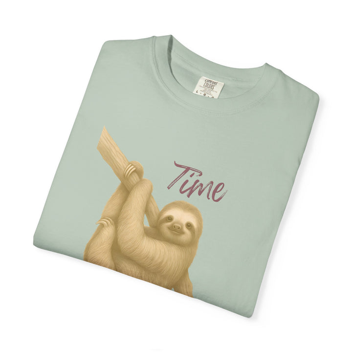 Time is Yours – Sloth | Joyful & Playful | Sketch Series by Pure Perspective | Eco Friendly Graphic Tee
