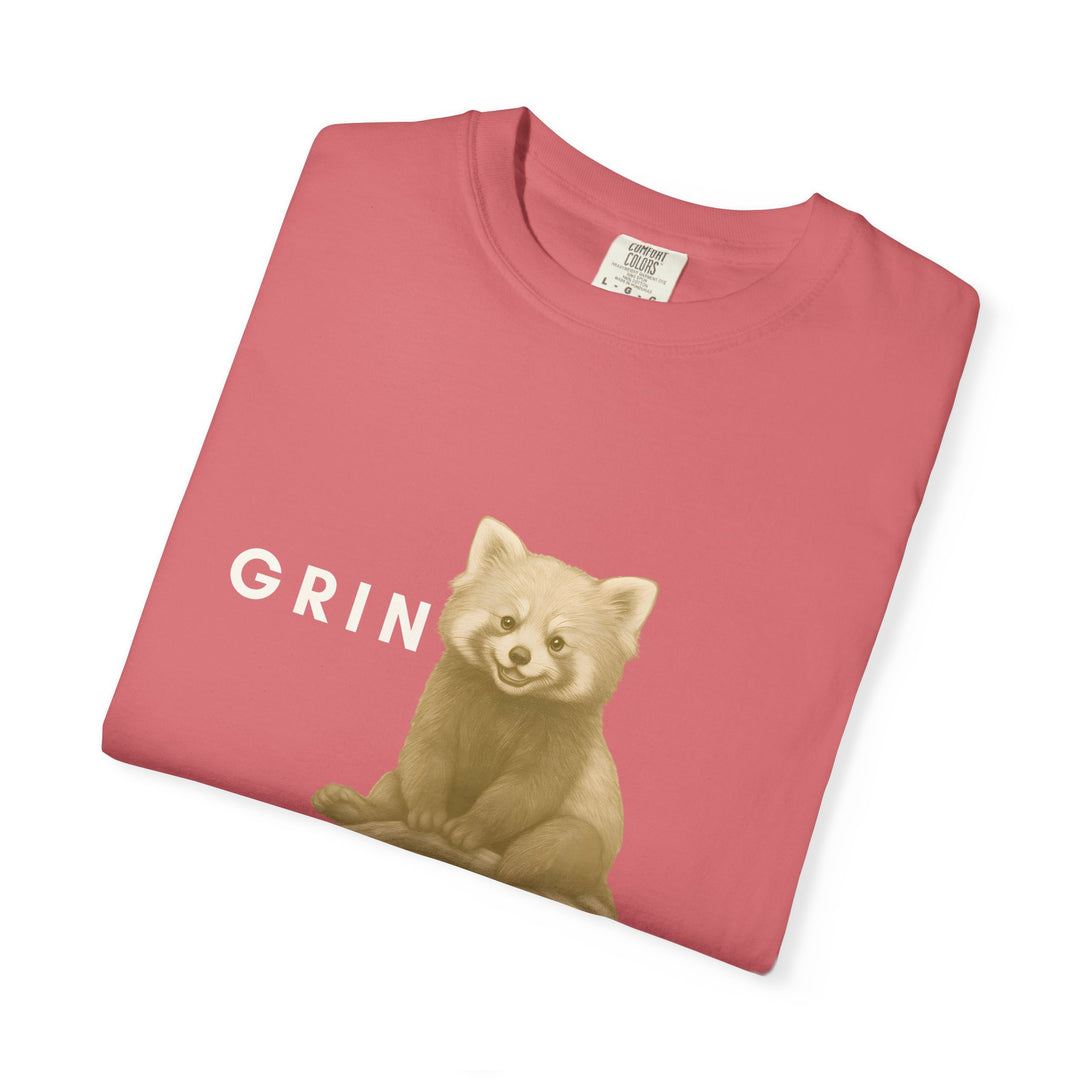 Grin and go on – Red Panda | Joyful & Playful | Sketch Series by Pure Perspective App | Eco Friendly Graphic Tee