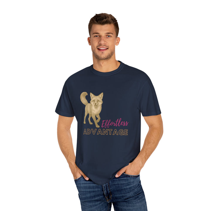 Effortless Advantage – Red Fox | Joyful & Playful | Sketch Series by Pure Perspective App | Eco Friendly Graphic Tee