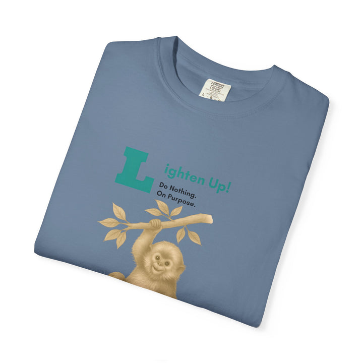 Lighten Up – Golden Snub-Nosed Monkey | Joyful & Playful | Sketch Series by Pure Perspective | Eco Friendly Graphic Tee