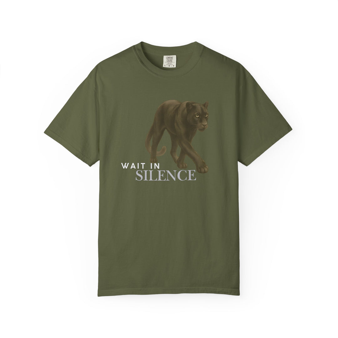 Weight in Silence – Jaguar | Reflective & Wise | Sketch Series by Pure Perspective | Eco Friendly Graphic Tee