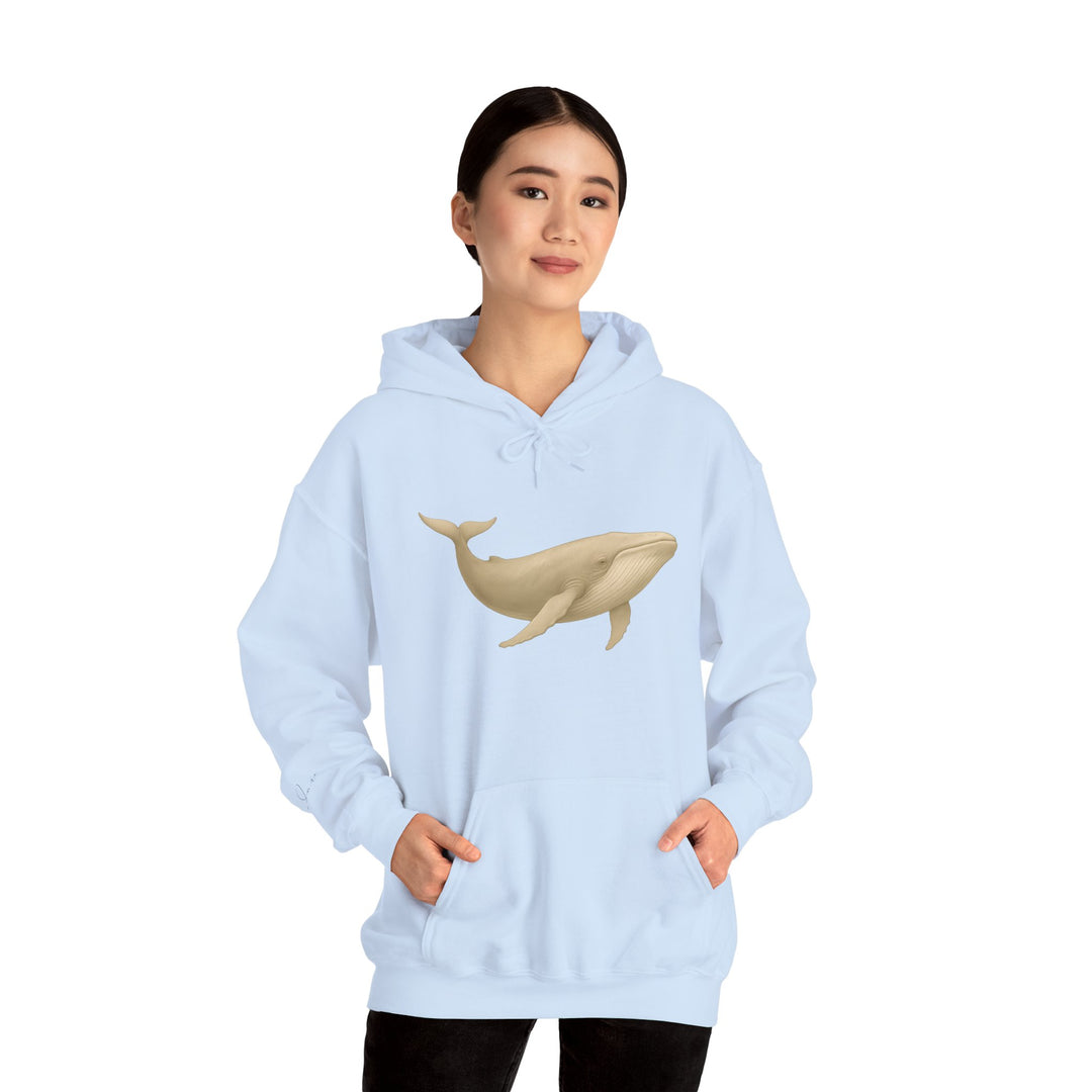 Endure – Blue Whale Edition | Connected & Compassionate Series | Unisex Heavy Blend™ Hooded Sweatshirt | Eco-Friendly Apparel
