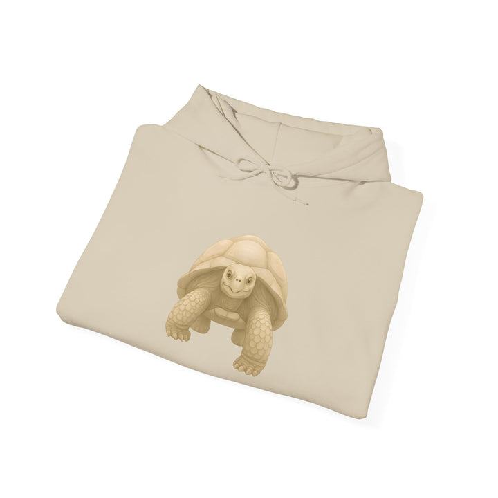 Rooted In the Long Game – Giant Tortoise Edition | Grounded & Gentle Series | Unisex Heavy Blend™ Hooded Sweatshirt | Eco-Friendly Apparel