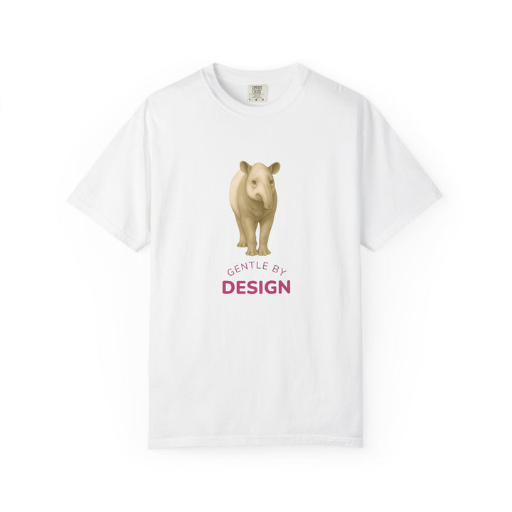 Gentle By Design – Tapir | Grounded & Gentle | Sketch Series by Pure Perspective | Eco Friendly Graphic Tee