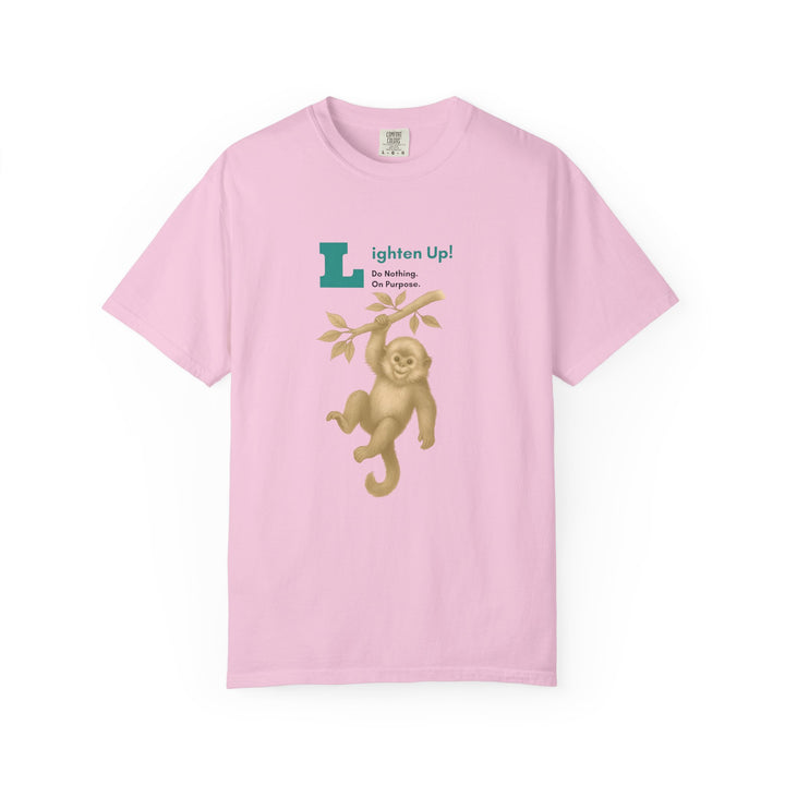Lighten Up – Golden Snub-Nosed Monkey | Joyful & Playful | Sketch Series by Pure Perspective | Eco Friendly Graphic Tee