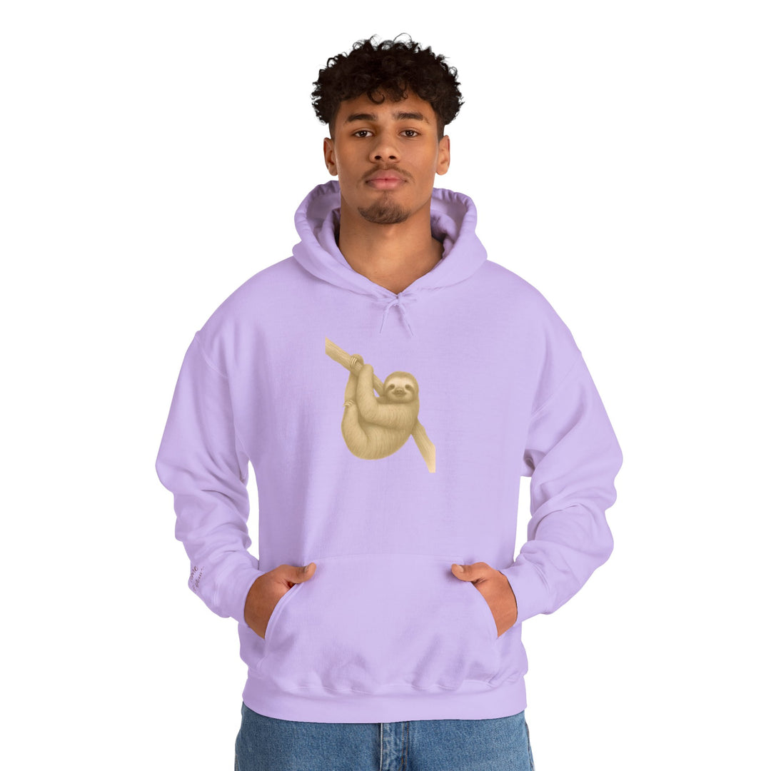 Time is Yours – Sloth Edition | Connected & Compassionate Series | Unisex Heavy Blend™ Hooded Sweatshirt | Eco-Friendly Apparel