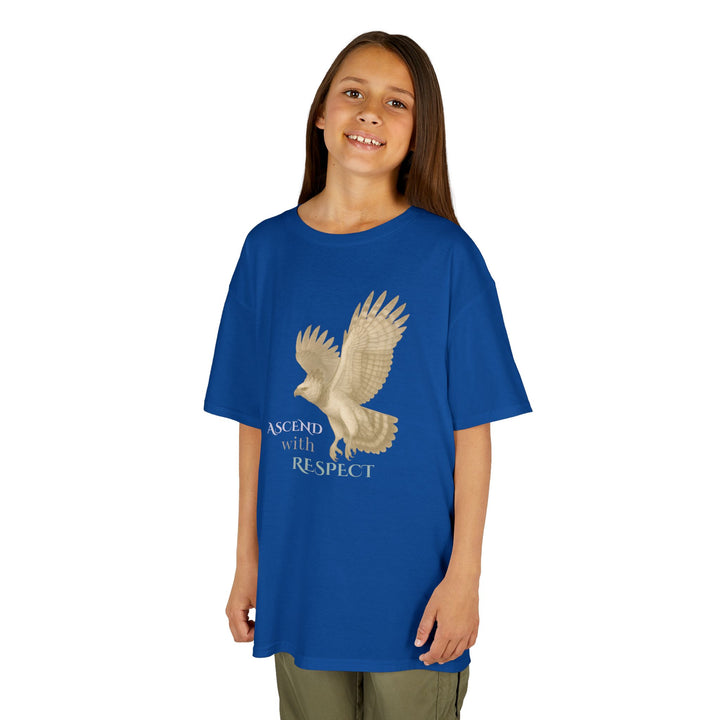 Kids Harpy Eagle Tee | "Rise with Kindness" | Sketch Design | Eco-Conscious | Empowered & Bold
